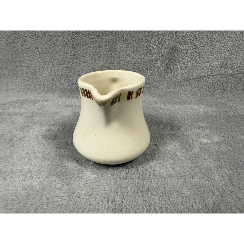 1970 Shenango China Interpace Geometric Restaurant Ware Creamer A-28 - Picture 2 of 7